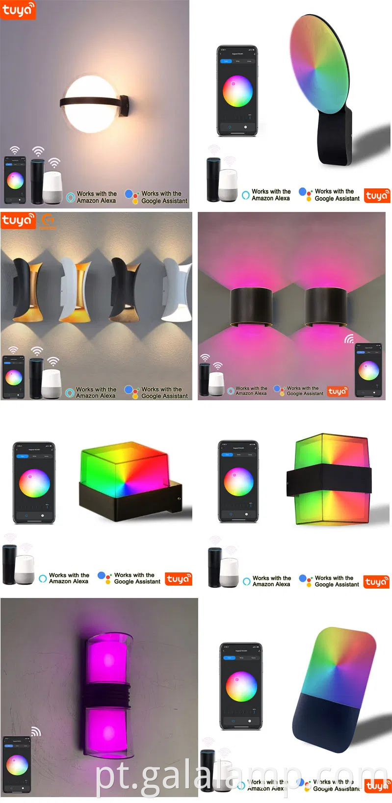 Modern graffiti Smart Outdoor Wall Light para espaços exclusivos